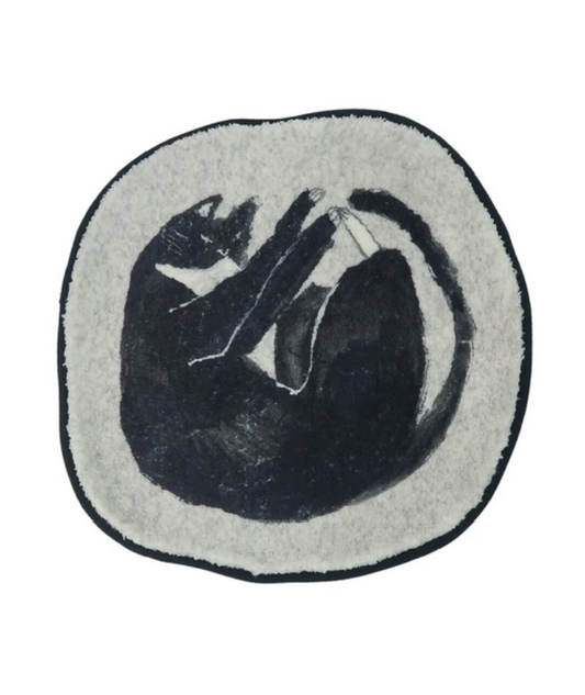 Atelier KOTETSU 動物插畫坐墊(Cat GY)