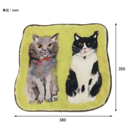 Atelier KOTETSU 動物插畫坐墊（Cat GR）