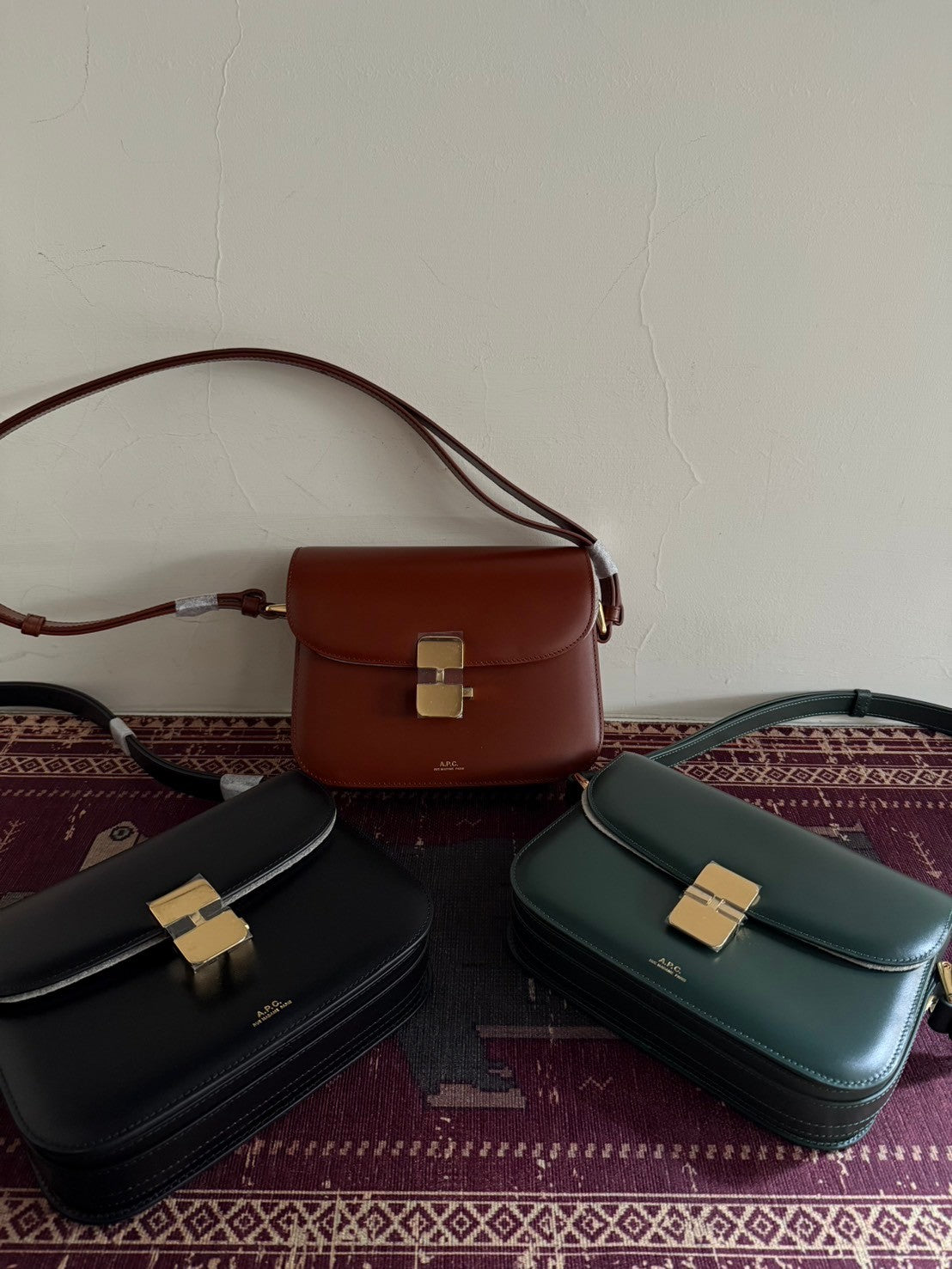 A.P.C. Grace Small Bag 復古方形包