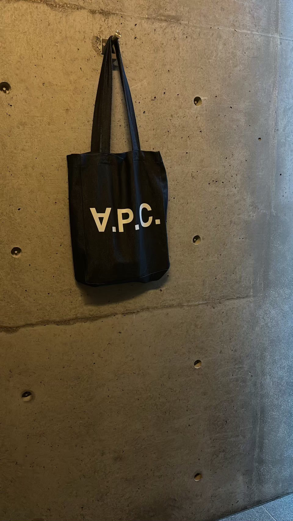 APC Laure Tote Bag Denim Tote Bag