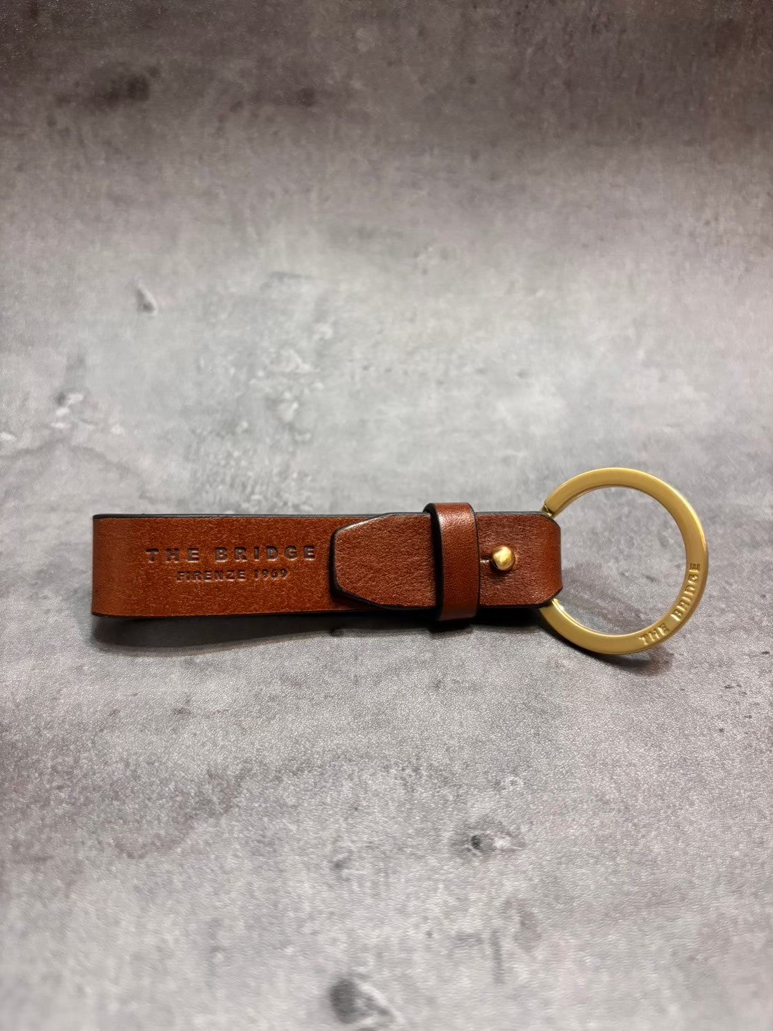 THE BRIDGE Leather Keychain