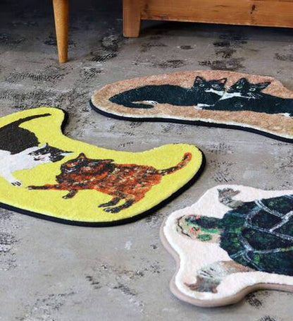 Atelier KOTETSU 動物插畫地墊 （烏龜）